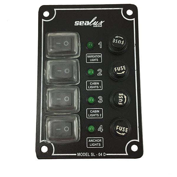 4 ANAHTARLI İZOLELİ DİKEY SWITCH PANEL