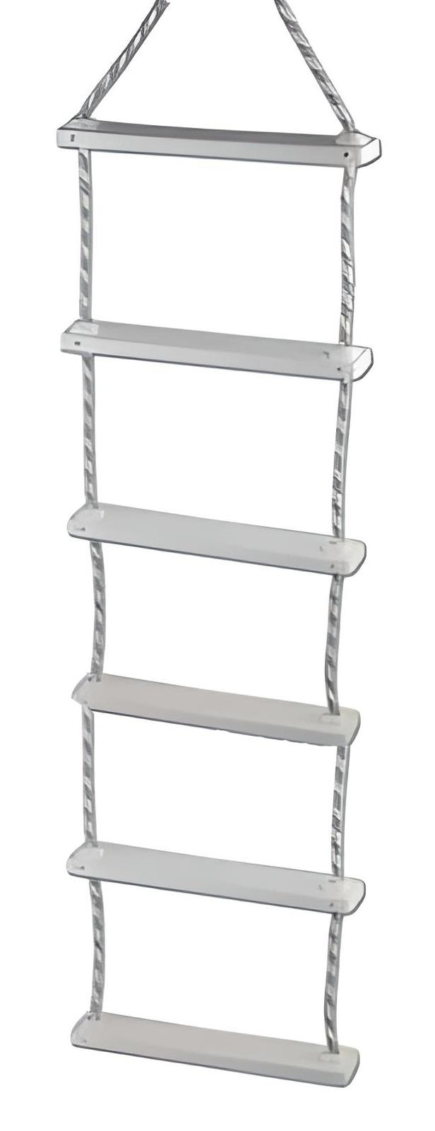 İP MERDİVEN 6 BASAMAKLI GENİŞLİK: 29cm BOY: 125cm TEKNE VE KARAVAN İÇİN