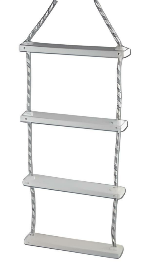 İP MERDİVEN 4 BASAMAKLI GENİŞLİK: 29cm BOY: 75cm TEKNE VE KARAVAN İÇİN