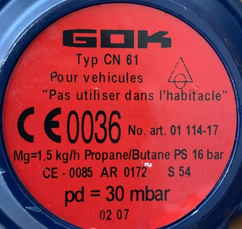 GOK Marin Tekne Yat ve Karavan Tipi Tüp Dedantörü Tüpgaz LPG Kiti - İpragaz ve Aygaz