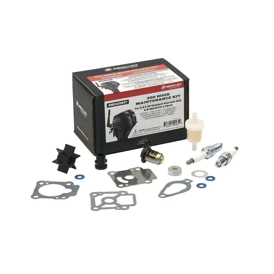 Mercury 8M0120837 300 Saat Bakım Kiti 8 HP - 9.9 HP FourStroke Maintenance Kit