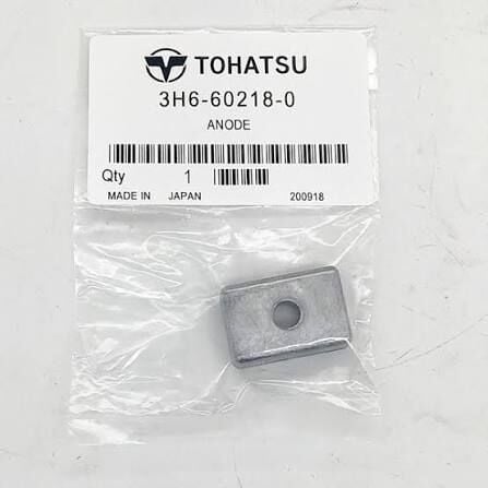 Tohatsu 3H6-60218-0 Orijinal Çinko Tutya (Square Zinc Anode)