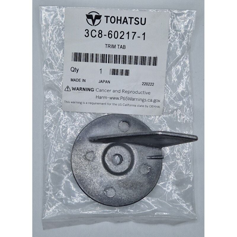 Tohatsu 3C8-60217-1 Orijinal Tutya (Çinko Anot / Zinc Anode)