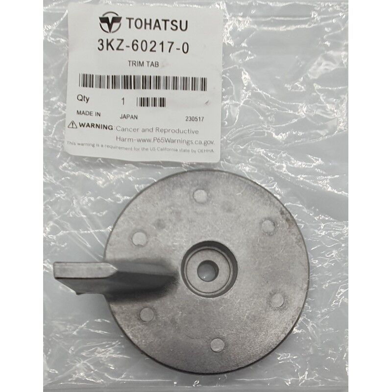 Tohatsu 3KZ-60217-0 Orijinal Trim Tab Tutya