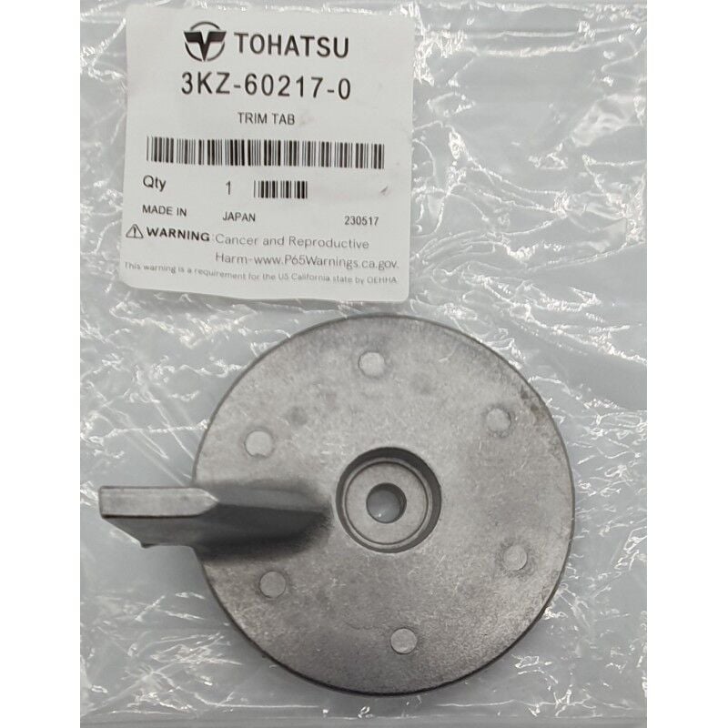 Tohatsu 3KZ-60217-0 Orijinal Trim Tab Tutya
