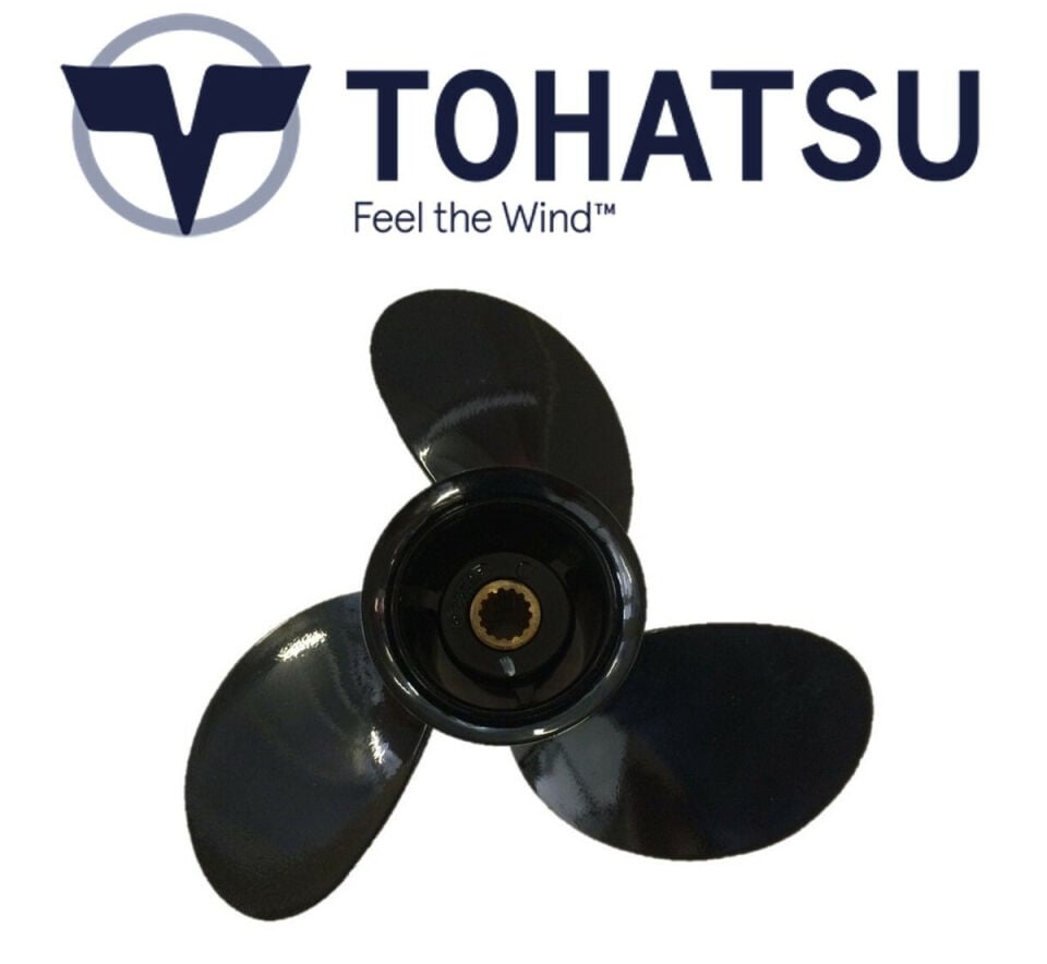 Tohatsu 3BAB64518-1 Orijinal Pervane 9 İnç MFS9.9D MFS15D MFS20D MFS9.9E MFS15E MFS20E