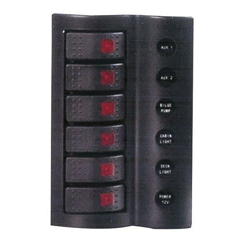BFY 6'LI   SWITCH PANEL B.S  TEKNE, YAT VE KARAVAN