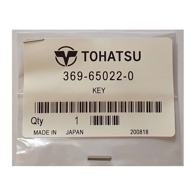 Tohatsu 369-65022-0 Su Pompası Impeller Kaması Ø2×11 mm – Orijinal Yedek Parça