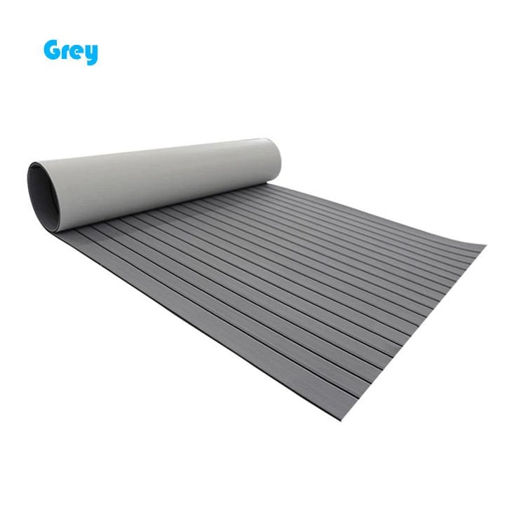 240 x 120 cm EVA Suni Teak (Tik) Deck 3M Bantlı Tekne, Yat, Havuz Kenarı ve Karavan için Zemin Kaplaması Gold-Siyah Çizgili
