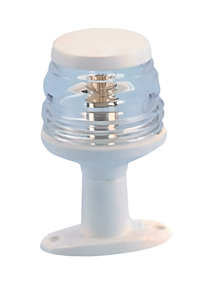 TEKNE İÇİN TEPE LAMBASI AYAKLI W-BEYAZ  12 V LED