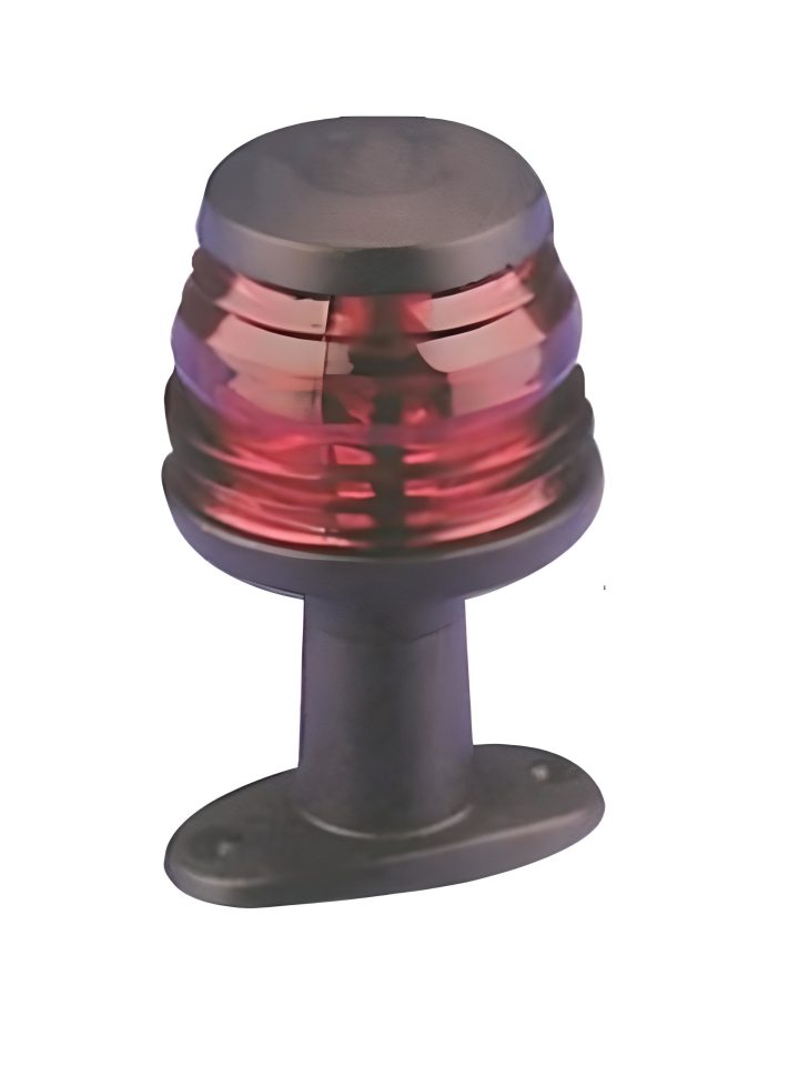 TEKNE İÇİN TEPE LAMBASI AYAKLI  B-KIRMIZI 12 V LED