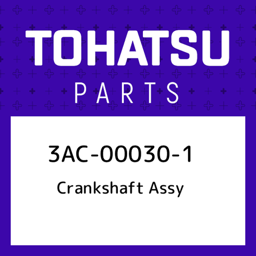 Tohatsu 3AC-00030-1 Krank Mili Komple – Crankshaft Assy Orijinal Yedek Parça