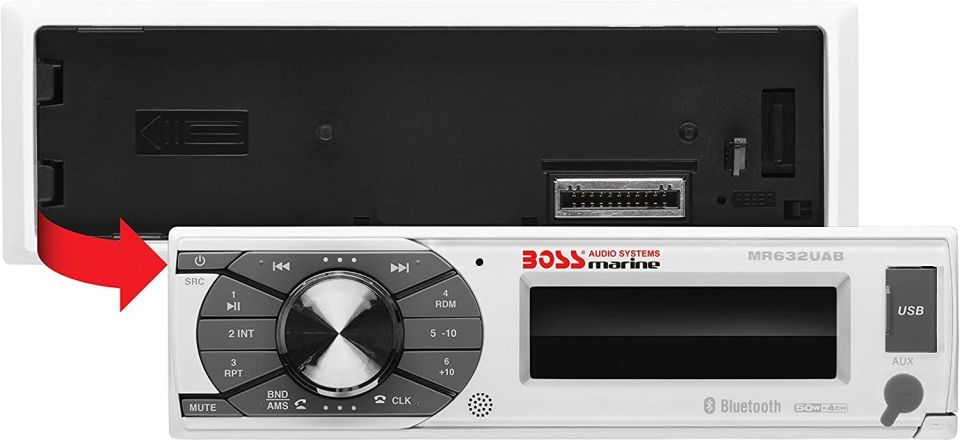 BOSS TEYP KUMANDALI MR632UAB Marin Tekne ve Yat Bluetooth USB AUX